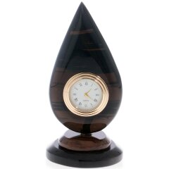 Настольные часы «Капля нефти» в подарок на день нефтяника