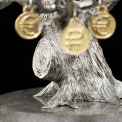 Сувенирная композиция «Денежное дерево» с позолоченными монетами