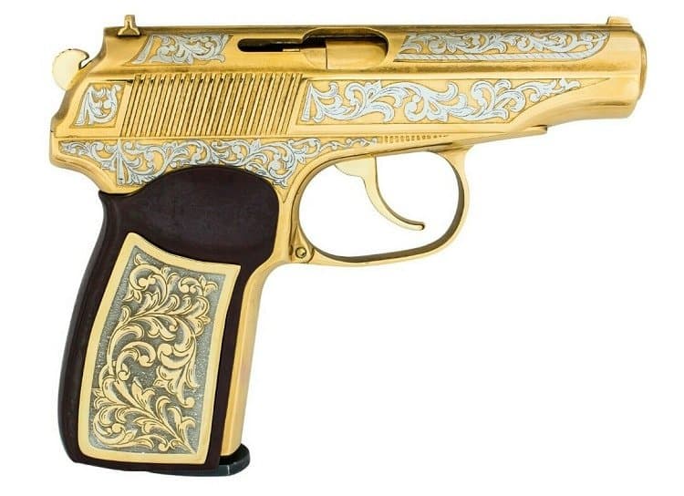Сувенирный пистолет «Золотой»