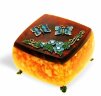 Шкатулка из янтаря «Бабочки»