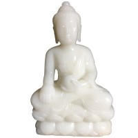 Нефритовая статуэтка «Будда» из белого нефрита