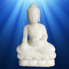 Нефритовая статуэтка «Будда» из белого нефрита