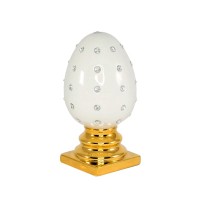 Сувенирное пасхальное яйцо «EMOZIONI» (белое)