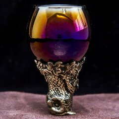 Подарочная стопка перевёртыш «Филин» цвета фуксия