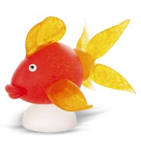 Коллекционная фигурка из художественного стекла «Золотая рыбка» (красная)