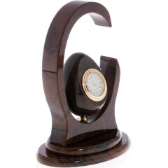 Настольные часы «Сфера» из обсидиана