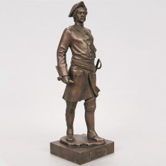 Сувенирная статуэтка «Пётр первый» — основатель города Санкт-Петербург из бронзы в подарок из Северной столицы