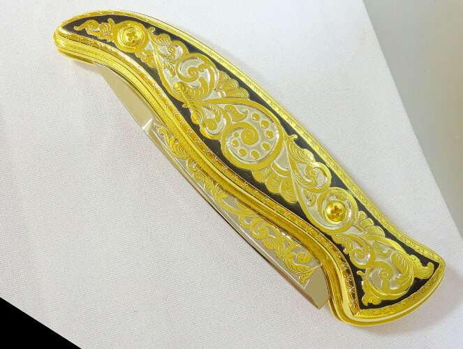 Нож складной Орнамент 1