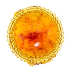 Кольцо из янтаря «Солнечная радость»
