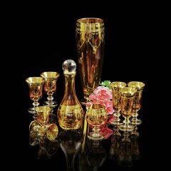 Хрустальные бокалы для коньяка «DINASTIA AMBRA»