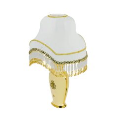 Итальянская настольная лампа «AMANTE CREMA» для интерьера дома