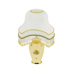 Итальянская настольная лампа «AMANTE CREMA» для интерьера дома