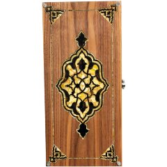 Малые нарды «Султан» из карельской берёзы и янтаря