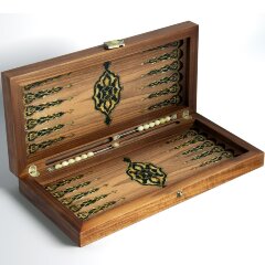 Малые нарды «Султан» из карельской берёзы и янтаря