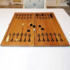 Двухсторонние нарды «ВДВ» из массива дерева