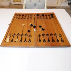 Двухсторонние нарды «Разведка ВДВ» из массива дерева в подарок другу