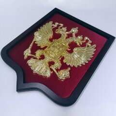 Большое кабинетное панно «Герб России» в подарок руководителю