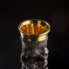 Сувенирный набор стопки перевертыши «Русский лес» 2 шт.