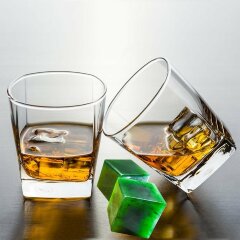 Нефритовые камни «Байкал» для охлаждения виски (6 шт.)