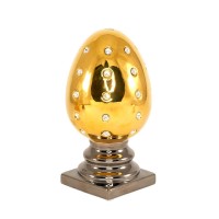 Сувенирное пасхальное яйцо «EMOZIONI» (золотое)