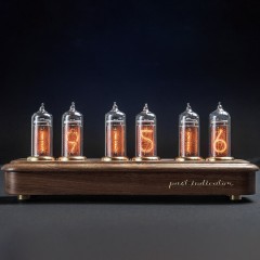 Ламповые часы «Восток-3» из американского ореха впишутся в любой интерьер