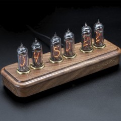 Ламповые часы «Восток-3» из американского ореха впишутся в любой интерьер