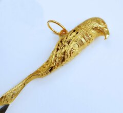 Позолоченная ложка для обуви «Орел»