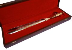 Позолоченная ложка для обуви «Орел»