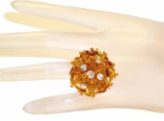 Кольцо из янтаря «Утро королевы»