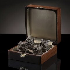 Сувенирные стопки перевертыши «Русский лес» 4 шт.