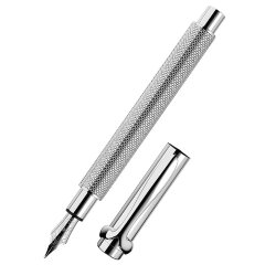 Серебряная перьевая ручка «Status»