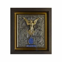 Гравюра иконы «Ангел Хранитель» (с золочением)