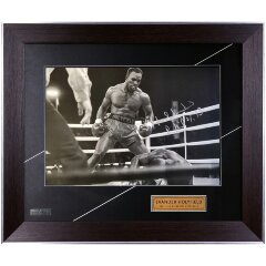 Подлинный автограф «Эвандер Холифилд» на фото