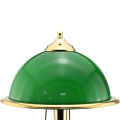 Зелёная настольная лампа из малахита «LAMP» для рабочего стола