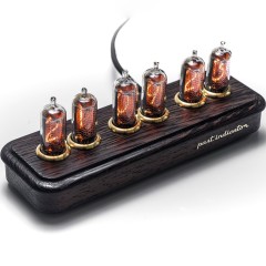 Ламповые часы газоразрядные «Восток-3» из массива венге