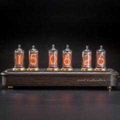 Ламповые часы газоразрядные «Восток-3» из массива венге