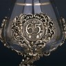 Бокал для коньяка «65 лет» (прозрачное стекло) в подарок на юбилей