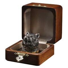 Сувенирная рюмка перевертыш «Волк» из коллекции «Русский лес»