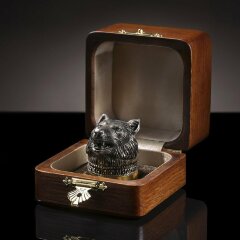 Сувенирная рюмка перевертыш «Волк» из коллекции «Русский лес»