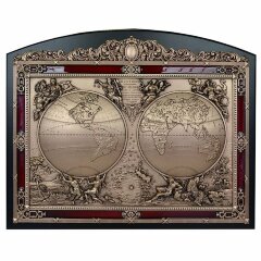 Настенное панно «Карта мира» в кабинет руководителя