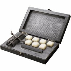 Нефритовые камни «Байкал» для виски (7 шт. белый)