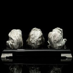 Серебряная статуэтка «Мудрые обезьяны»