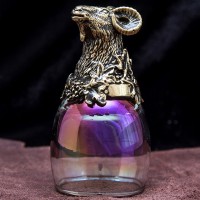 Подарочная стопка перевёртыш «Баран» фиолетового цвета