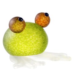 Декоративное пресс-папье из художественного стекла «Лягушонок» (лайм)