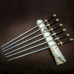 Оригинальные шампуры «НКВД» с рукоятью из дерева ясень