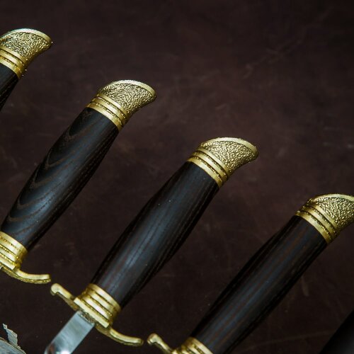 Оригинальные шампуры «НКВД» с рукоятью из дерева ясень