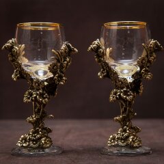 Подарочные рюмки для водки «Цветущий сад»