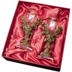 Подарочные рюмки для водки «Цветущий сад»