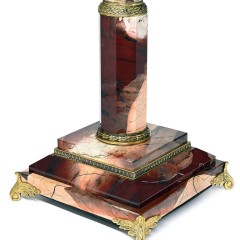 Зелёная настольная лампа из яшмы «СССР» для рабочего стола руководителя