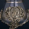 Бокал для коньяка «70 лет» (прозрачное стекло) в подарок на юбилей